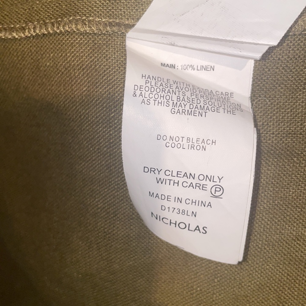 Nicholas Button Front Double Strap Sleeveless Dre… - image 4